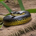 Panthera aristolochiae, commonly known as the Chinese rat snake Royalty Free Stock Photo