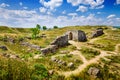 Panticapaeum ancient ruins of Kerch Royalty Free Stock Photo