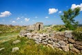 Panticapaeum ancient ruins of Kerch Royalty Free Stock Photo