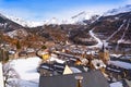 Panticosa snow skyline in Huesca Pyrenees Spain Royalty Free Stock Photo