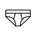 Pantie Icon fill inside vector icon which can easily modify or edit