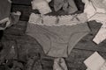 Panties on the floor Royalty Free Stock Photo