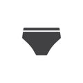 Panties icon vector