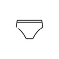 Panties line icon