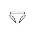 Panties line icon