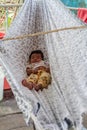 Child in hammock