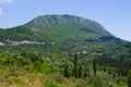 Pantokrator mountain on Corfu island, Greece Royalty Free Stock Photo