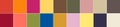 18 Pantone colors of the season spring summer 2019 palette. Pant