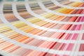 Panton, multi-colored strips of paper, standard Royalty Free Stock Photo