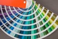 Panton, multi-colored strips of paper, standard Royalty Free Stock Photo