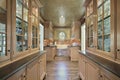 Pantry in luxury home