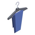 Pants on hanger icon, isometric style Royalty Free Stock Photo