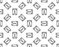 pants icon pattern seamless white background. Editable line pants icon. pants icon pattern for web and mobile. Royalty Free Stock Photo