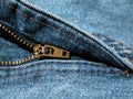 Pants zipper Royalty Free Stock Photo