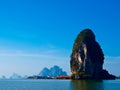 Panyi island at south of Thailand Royalty Free Stock Photo