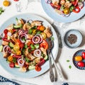 Panzanella, Italian Bread Salad