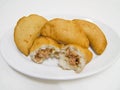 Panzerotti. Italian Food. Royalty Free Stock Photo