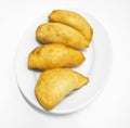 Panzerotti. Italian Food. Royalty Free Stock Photo