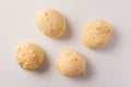 Pao de Queijo is a cheese bread ball from Brazil. Also known as Royalty Free Stock Photo