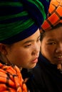 A Pao Tribe women in Shwedagon Pagoda, Yangon, Myanmar