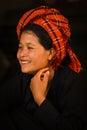 A Pao Tribe women of Shwedagon Pagoda, Yangon, Myanmar