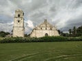 Paoay  church of ilocos norte philippines Royalty Free Stock Photo