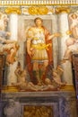 Sala Paolina.We are in the Paolina Room, which is Paul III's room, the Counter-reformation pope. Royalty Free Stock Photo