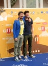 Paolo Ruffini and Frank Matano at Giffoni Film Festival 2014 Royalty Free Stock Photo