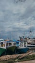 Paotere Harbor is one of the legacies of Gowa Tallo Kingdom located in the northern part of Makassar City Royalty Free Stock Photo