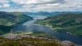 The Pap of Glencoe summit view Royalty Free Stock Photo