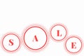 Sale, abstract symbol. Royalty Free Stock Photo