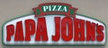 Papa John`s sign on building