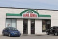 Papa Johns Take-Out Pizza Restaurant. Papa John\'s is the third largest take-out and pizza delivery chain in the world