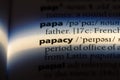 papacy Royalty Free Stock Photo