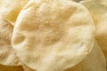 Papadom (fried South Indian crackers) Royalty Free Stock Photo