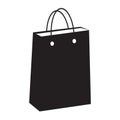 Papaer bag, in black and white Royalty Free Stock Photo