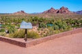 Papago Park Information Pedestal