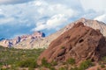 Papago Park Phoenix Arizona after a storm