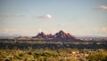 Papago Park, Phoenix,Az,USA Desert landscape. Royalty Free Stock Photo