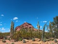 Papago Park in Scottsdale, Phoenix, Arizona,USA. Royalty Free Stock Photo