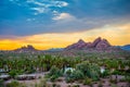 Papago Park at Sunset Royalty Free Stock Photo