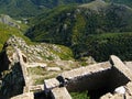 The ruins of Babak fort , Arasbaran region , Northwest Iran