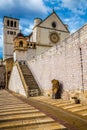 Basilica of Saint Francis of Assisi - Assisi,Italy Royalty Free Stock Photo