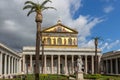 Papal Basilica of Saint Paul Outside the Walls, Rome, Italy Royalty Free Stock Photo