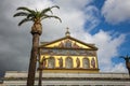 Papal Basilica of Saint Paul Outside the Walls, Rome, Italy Royalty Free Stock Photo