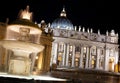 The Papal Basilica of Saint Peter Royalty Free Stock Photo