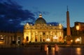 Papal Basilica of Saint Peter in Vatican. Royalty Free Stock Photo