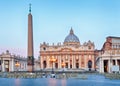Papal Basilica of Saint Peter in the Vatican Royalty Free Stock Photo