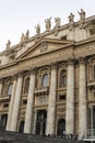 Papal basilica of Saint Peter in Vatican City Royalty Free Stock Photo