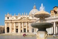 The Papal Basilica of Saint Peter at the Vatican Royalty Free Stock Photo